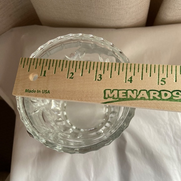 Vintage Ornate Glass Ice Bucket with Handle EXC - Picture 4 of 6